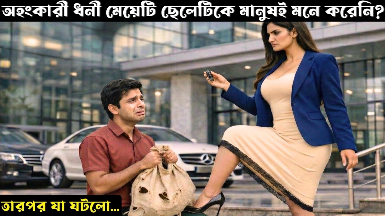 অহংকারী ধনী মেয়েটি ছেলেটিকে মানুষই মনে করেনি!  আসল পরিচয় জানার পর