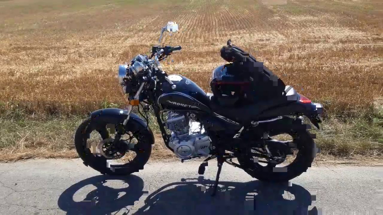 Słynny rozciągajacy się łańcuch w chińskich motocyklach 125ccm- Romet Soft Chopper 125