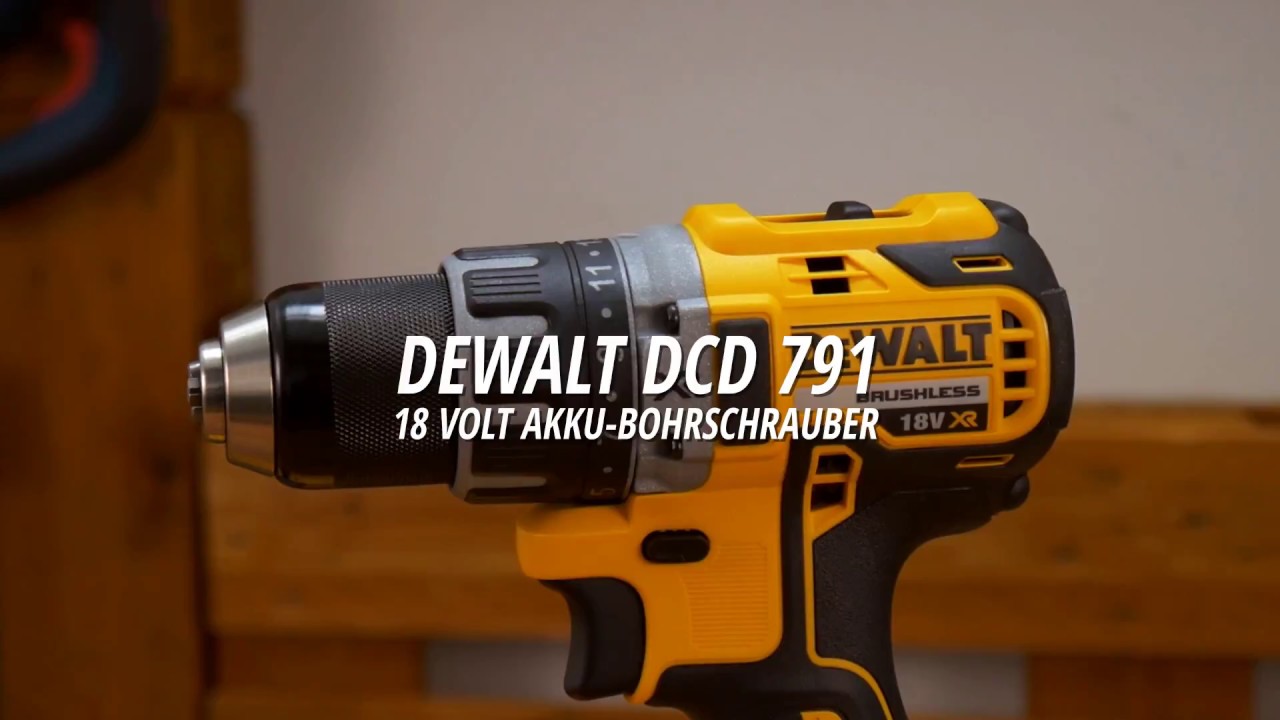 DeWalt DCD 791 18 VOLT BRUSHLESS AKKU BOHRSCHRAUBER 💪 | REVIEW
