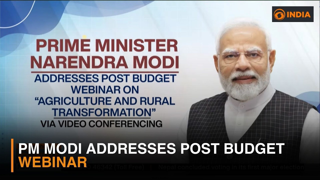 PM Modi addresses Post Budget Webinar on Agriculture and Rural Transformation