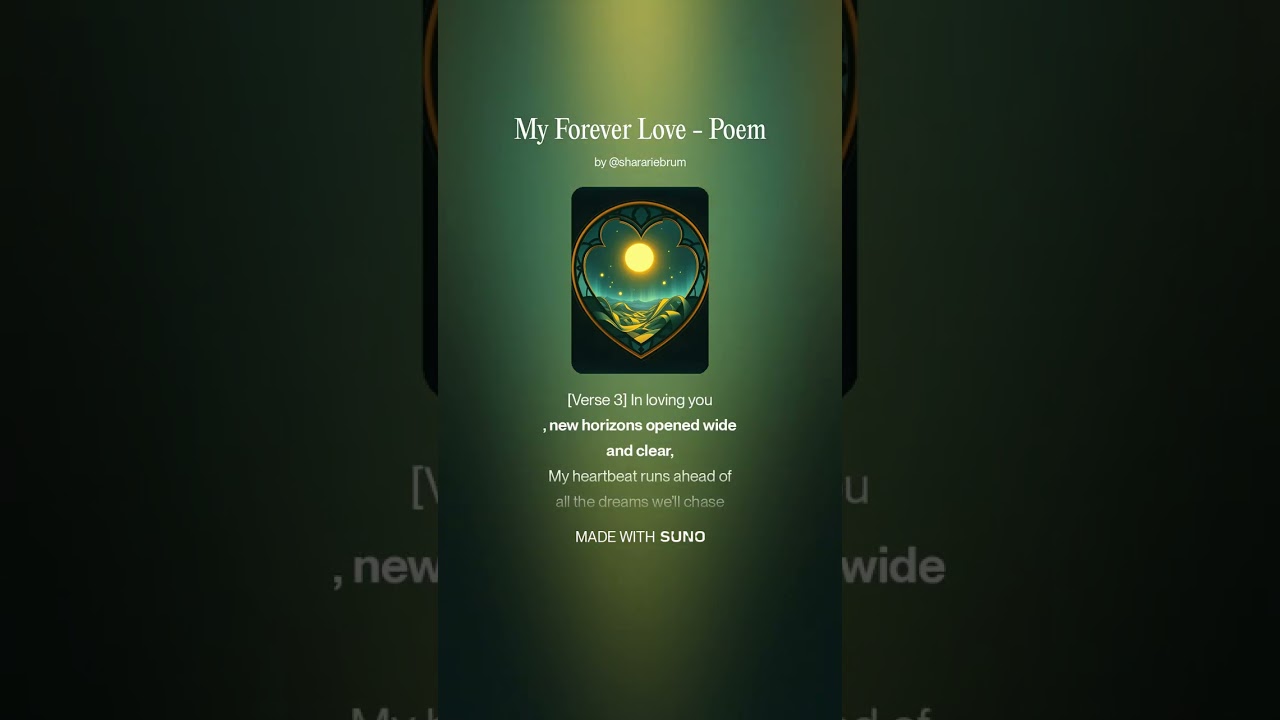 My Forever Love   Poem Reading Minimal Music