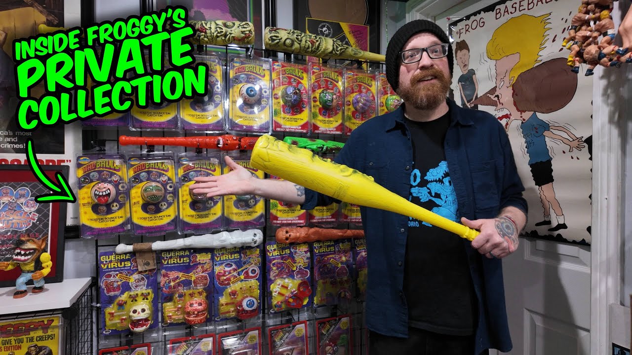 FROGGY FLIPS Shows Us His INSANE Vintage Toy Room