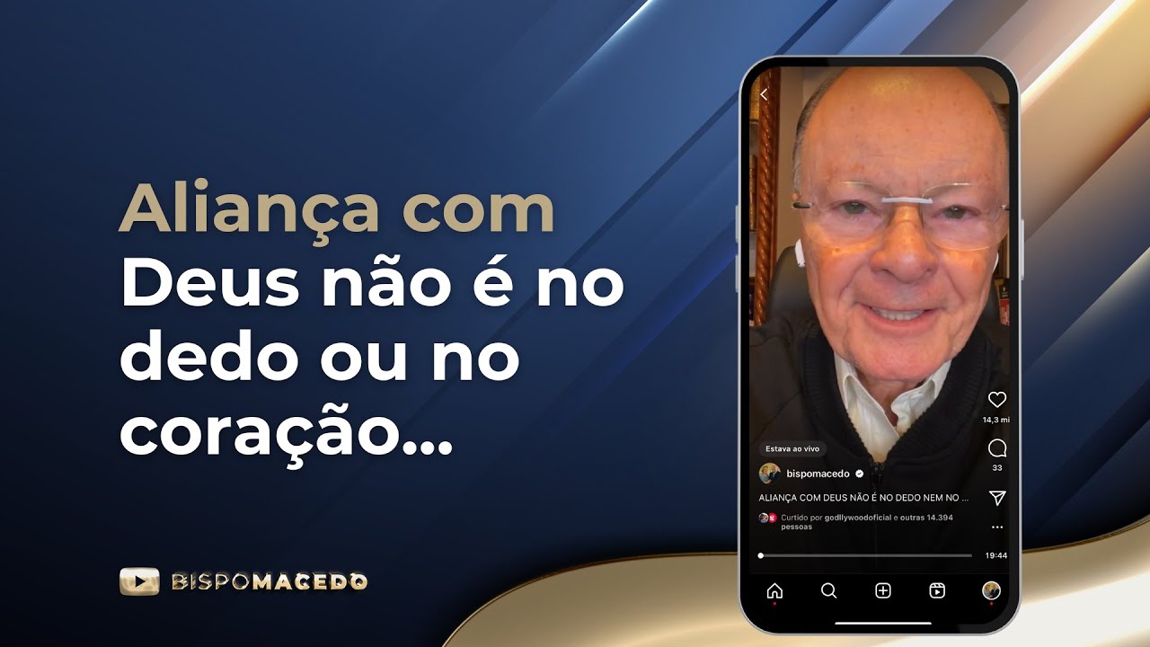 Aliança com Deus não é no dedo ou no coração... - Meditação Matinal 26/04/23