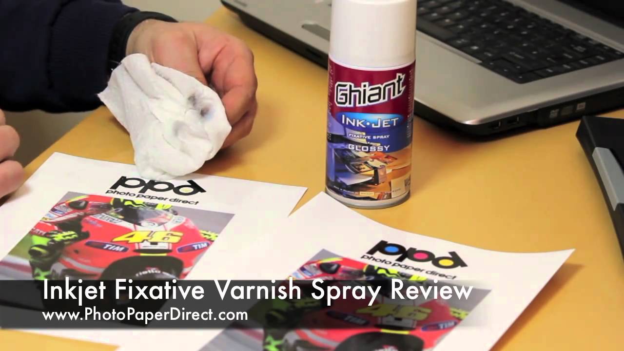 Inkjet Fixative Varnish Spray Review By Photo Paper Direct