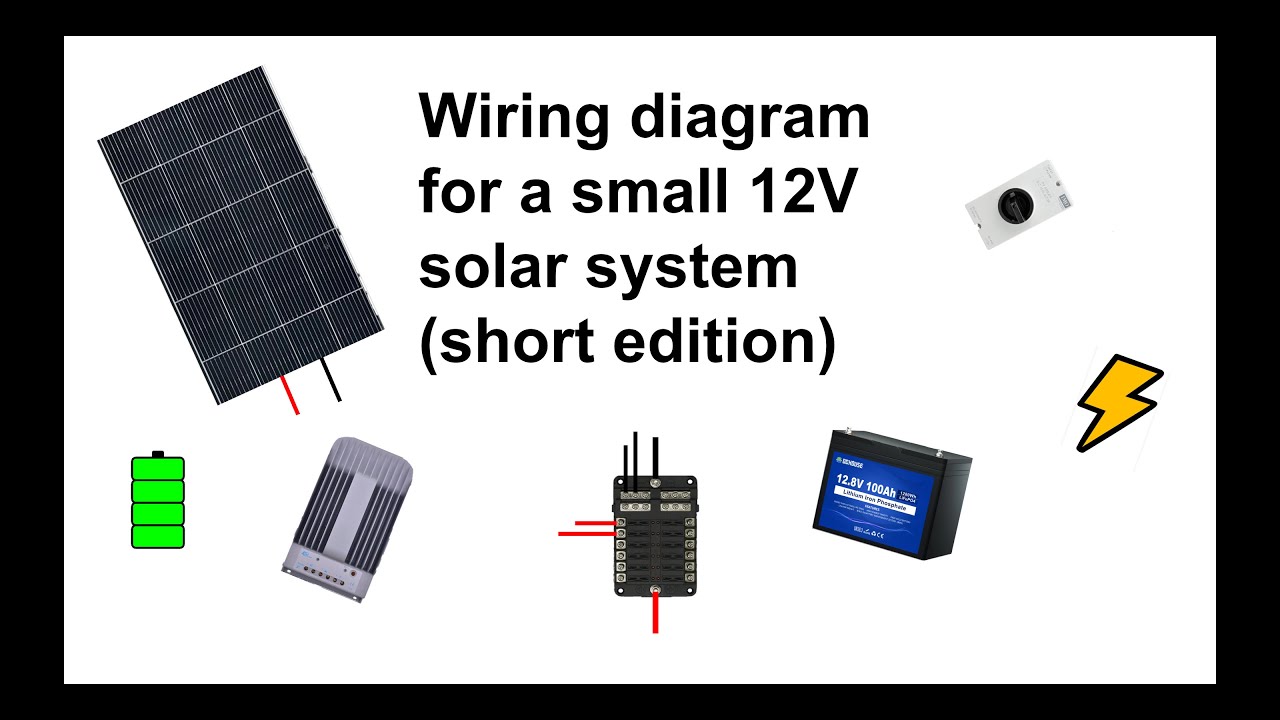 Wiring Diagram Small 12V Solar System Short Edition