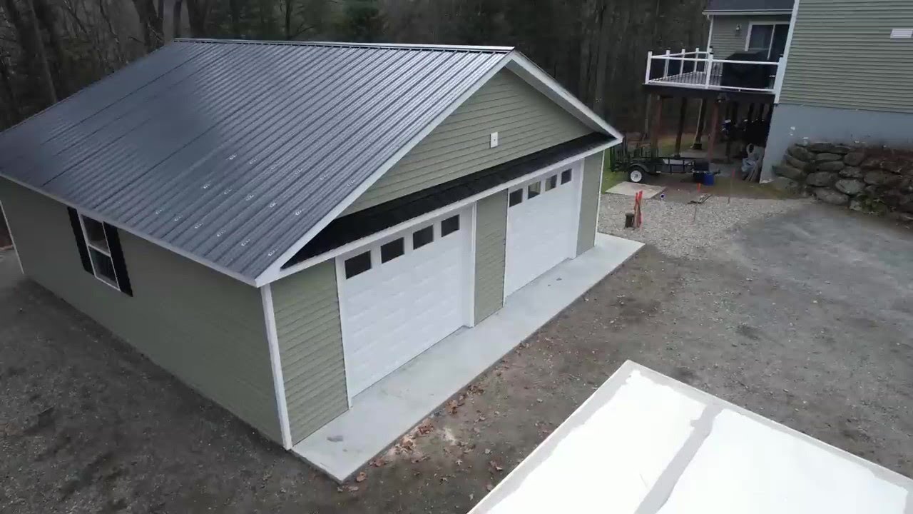 $40k For This 2 Car Bigger Garage...Start to Finish...Timelapse