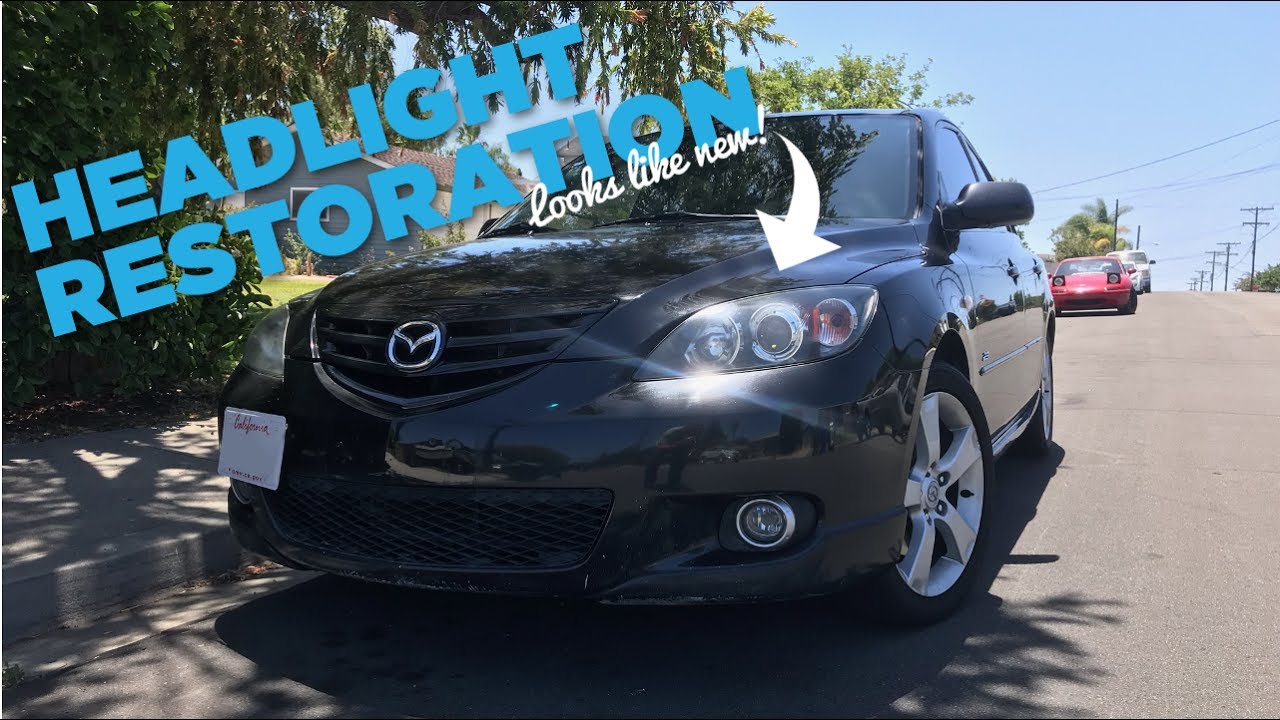 Mazda3 Headlight Restoration!!! | Small Project Day for the Mazda3