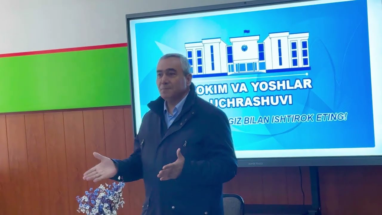 Qo’qon shahar hokimi 5-sonli texnikumda yoshlar bilan muloqot qilib, muammo-masalalarini o’rgand