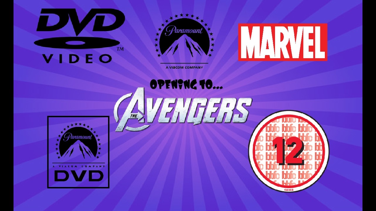Opening to Avengers Assemble 2012 UK DVD