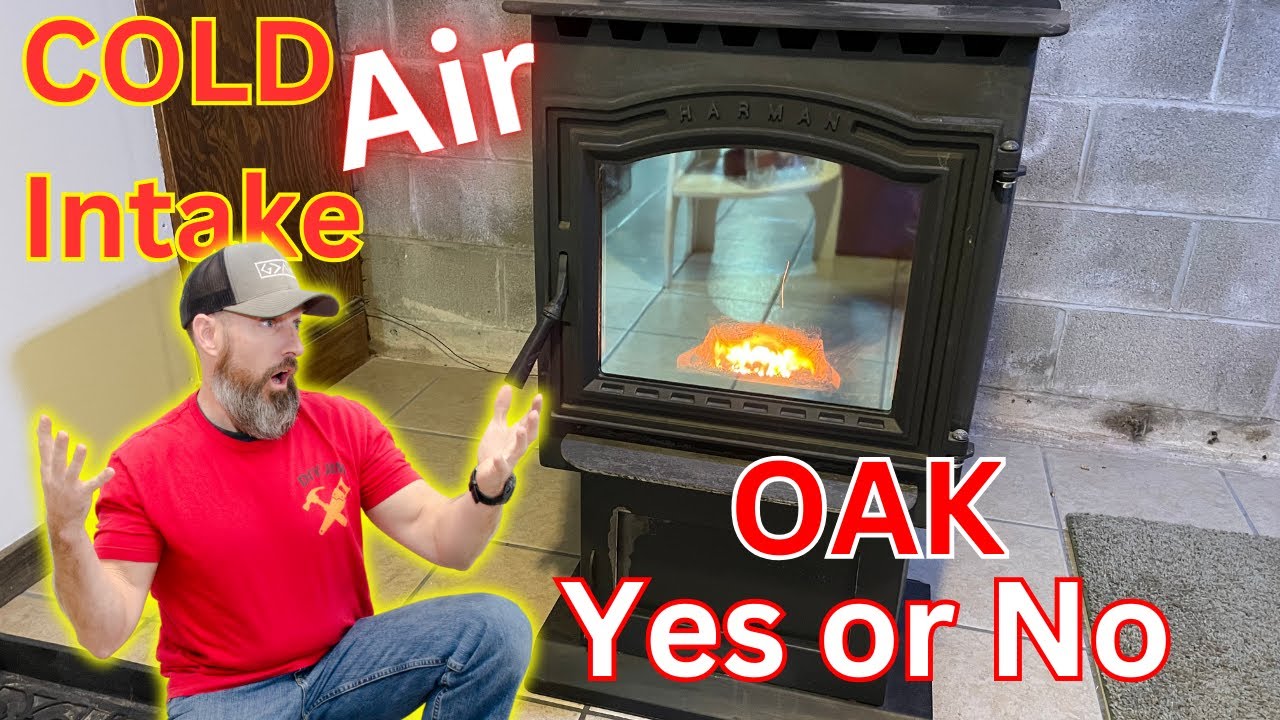 Пеллетная печь с забором холодного воздуха OAK или No OAK