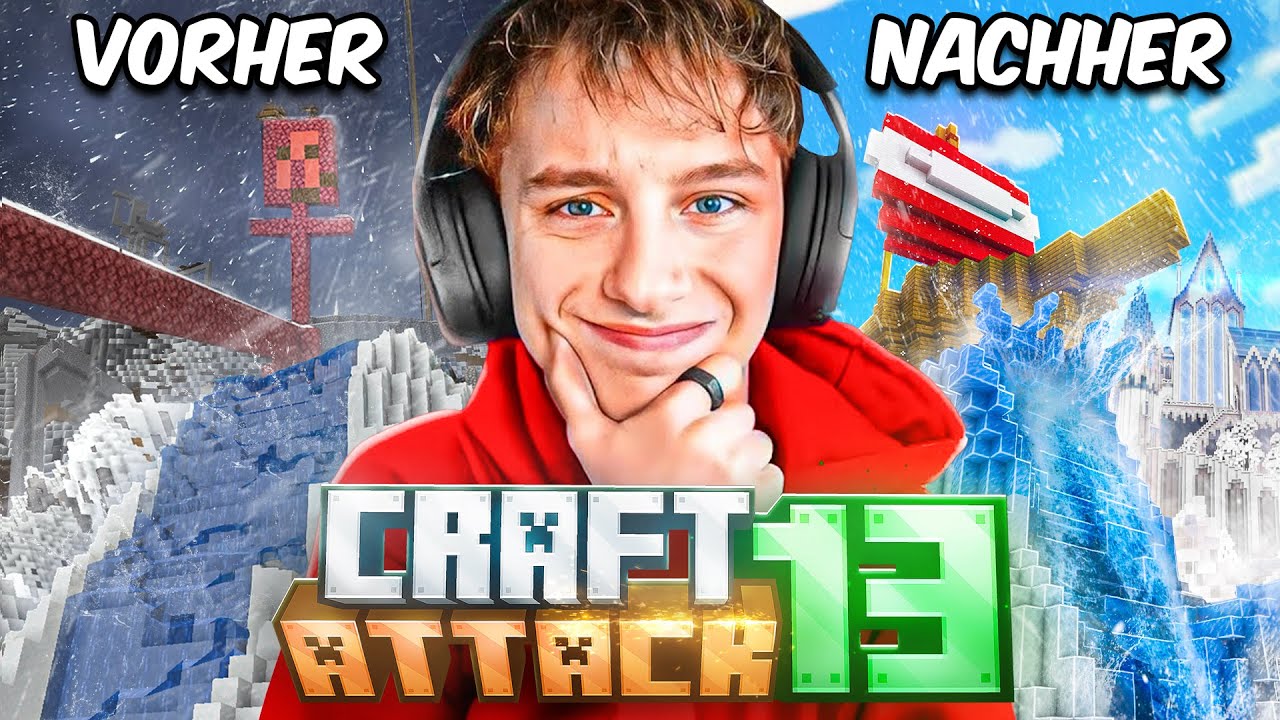 5 YOUTUBER BESTIMMEN WAS ICH BAUE IN CRAFT ATTACK 13