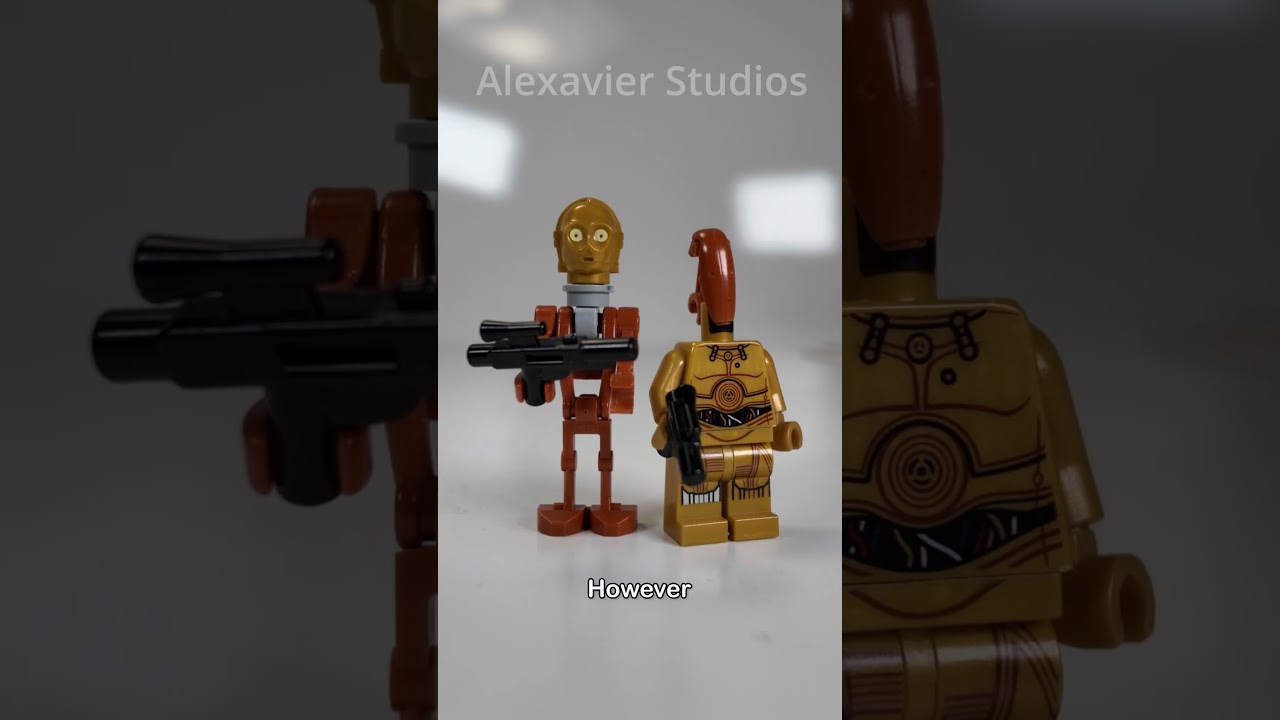 Можно ли соединить голову боевого дроида с туловищем минифигурки?