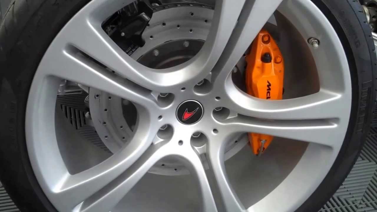McLaren MP4-12C Twin Turbo V8 and Bare Chassis