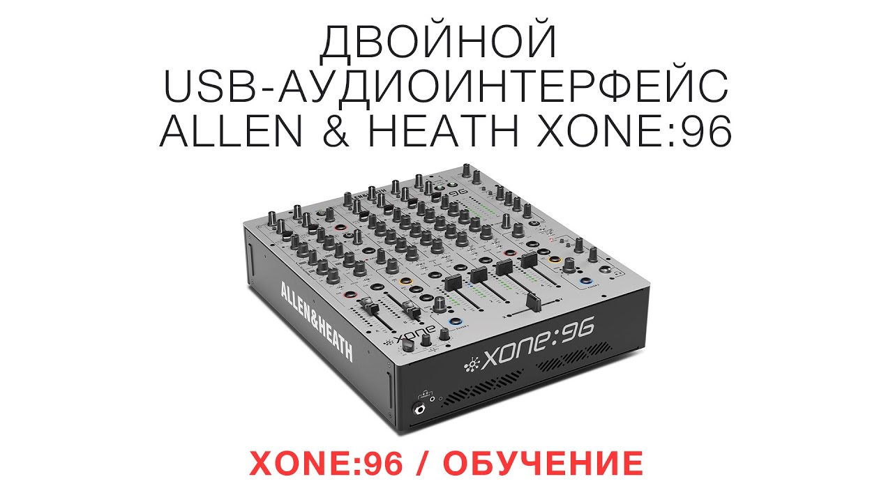 XONE:96 / Обучение / Двойной USB-аудиоинтерфейс