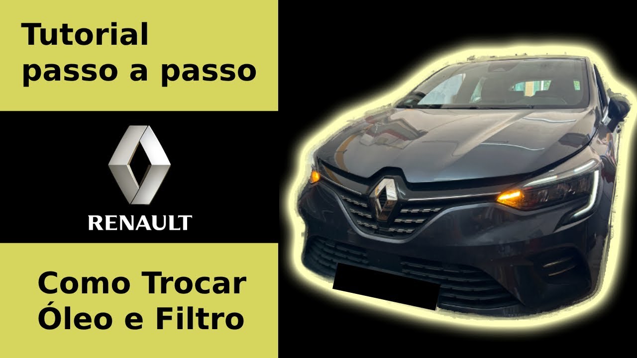 (Leia a Descri&ccedil;&atilde;o) Como Trocar &Oacute;leo e Filtro no Renault Clio 2022 a Gasolina