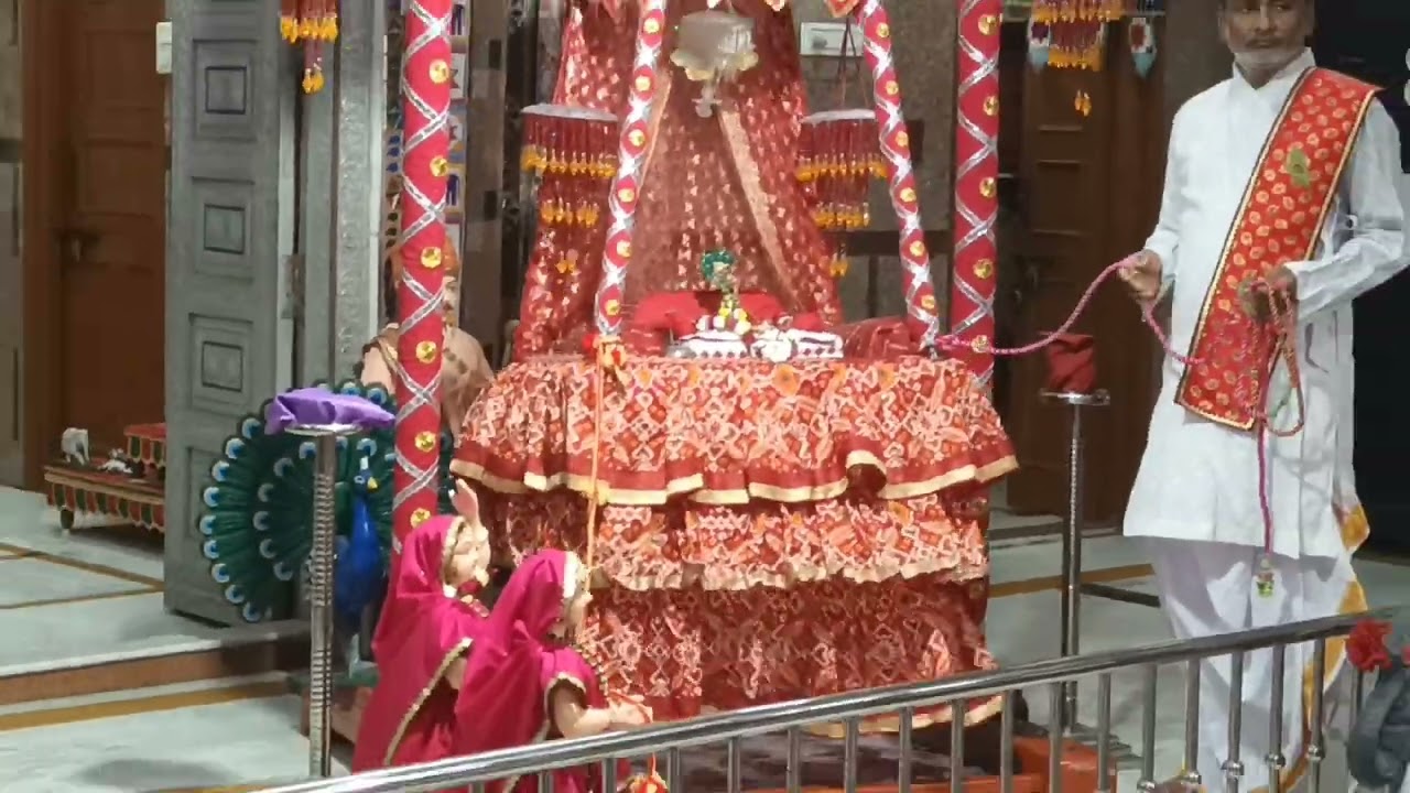 Hindola Darshan | Lal Ghata | Dwarkeshdham Haveli Bapunagar 🌸