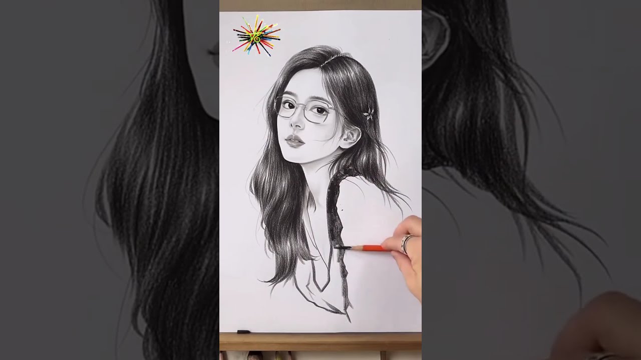 Vẽ chân dung với bút chì | Pencil portrait drawing