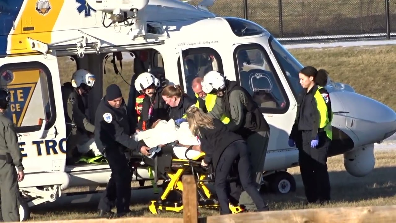 NEW JERSEY ROUTE 202 MAJOR ACCIDENT  1/9/25  HUNTERDON COUNTY ACCIDENT WITH MEDEVAC