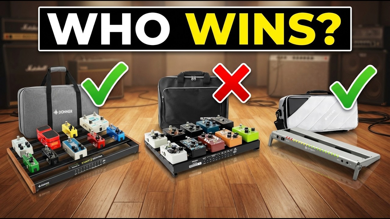 TOP 5 BEST PEDALBOARDS 2026 | Best GUITAR PEDAL BOARDS on AMAZON