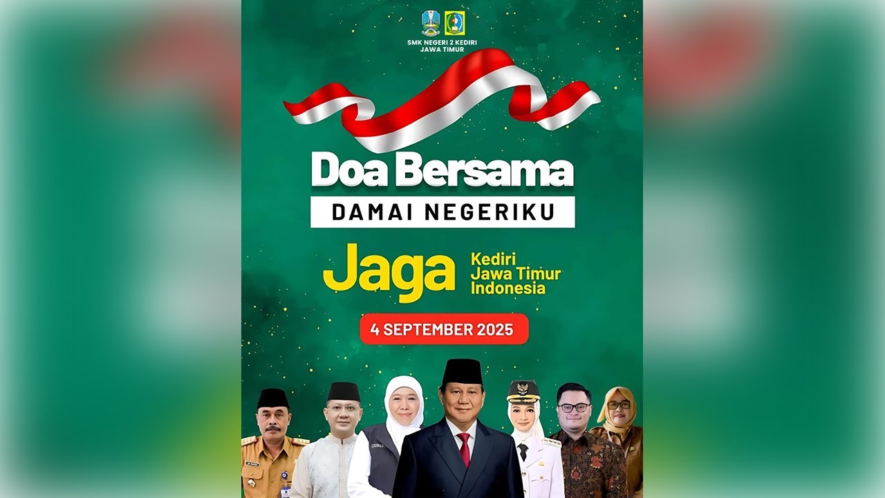 #live ISTIGHOSAH & DOA BERSAMA DAMAI NEGRIKU, DAMAI KEDIRIKU || SMK NEGERI 2 KOTA KEDIRI