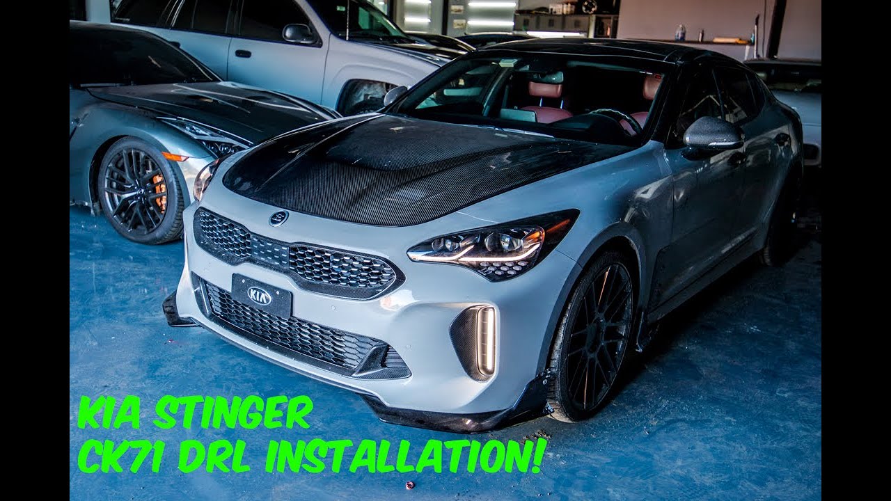 Модификация ДХО для Kia Stinger!