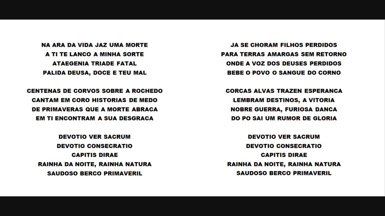 MOONSPELL - Ataegina [LYRICS ON SCREEN]