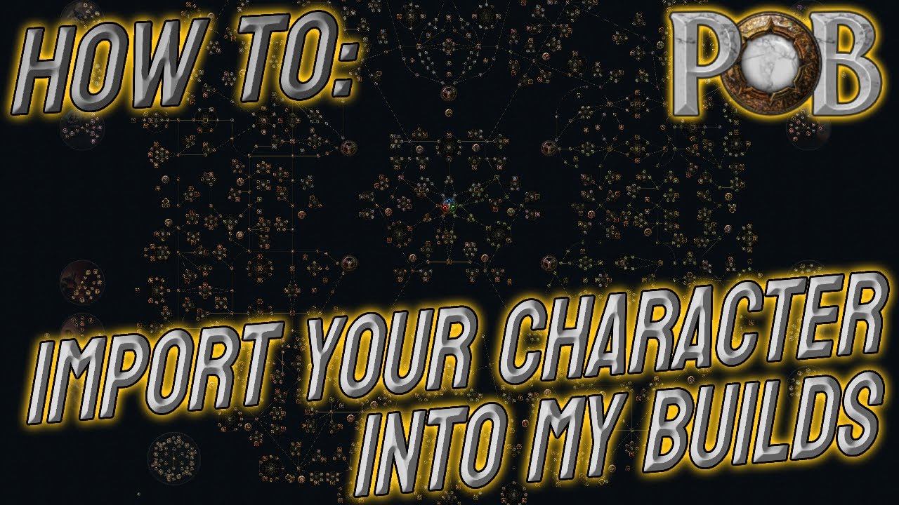 How To Import Your Character Into Builds | Path of Building Tutorial | Path of Exile [3.25]