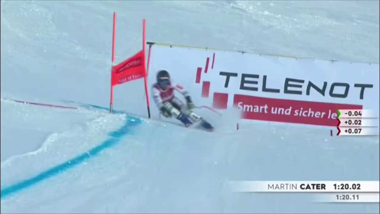 20/21 AUDI FIS Ski World Cup Val d'Is&egrave;re Winner Martin Čater : Downhill run