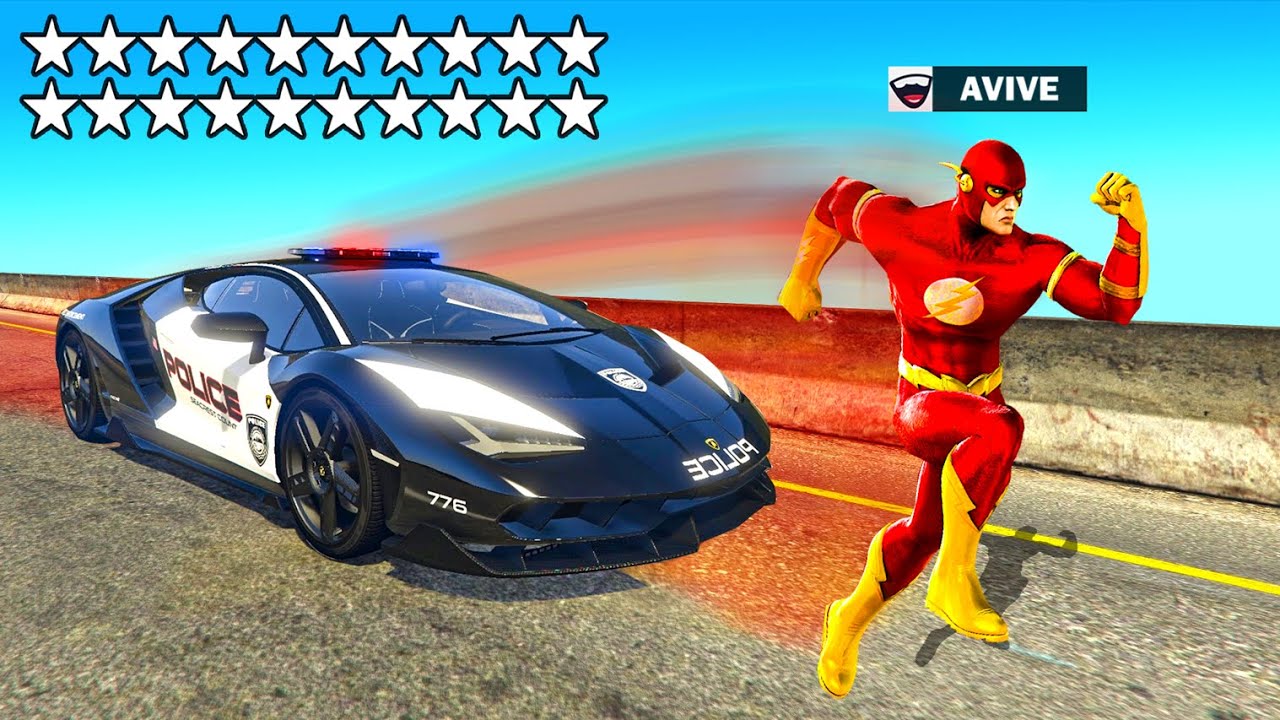 GTA 5 als FLASH spielen... (Superhelden Modus)