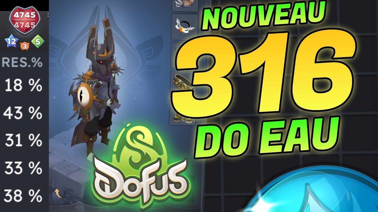 316 DO EAU, PANDA OEIL DE SAURON SUR DOFUS 3.5