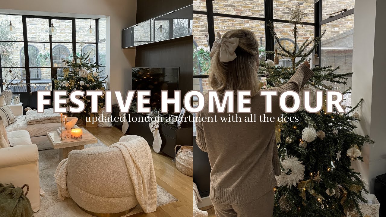 FESTIVE UPDATED HOME TOUR | LONDON APARTMENT
