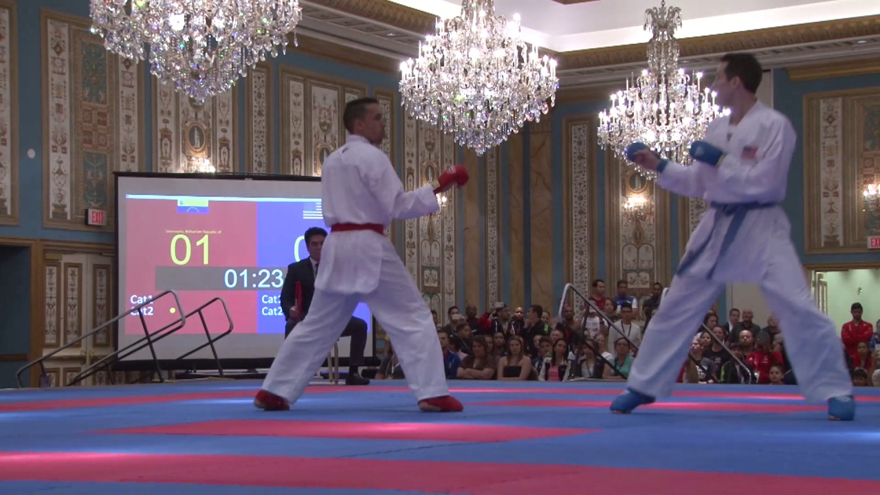2017 US Open Elite Male Kumite -75 Kg Alexander Nicastro VEN vs Thomas Scott USA