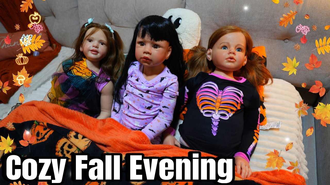 Reborn Dolls Cozy Fall season Evening Routine