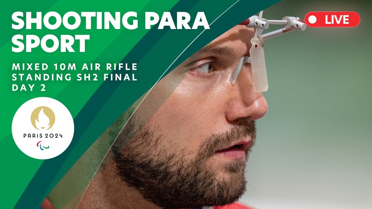 Shooting Para Sport - Mixed 10m Air Rifle Standing SH2 Final | Day 2 | Paris 2024 Paralympics