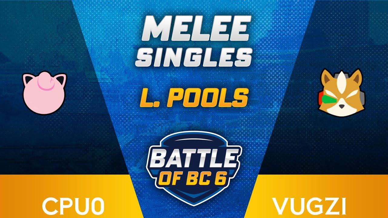 CPU0 (Jigglypuff) vs vugzi (Fox) - Melee Singles Losers Top 64 - Battle of BC 6