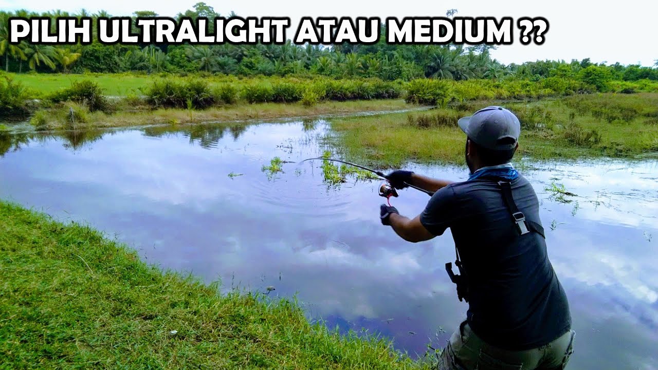 MAEN GABUSAN !! LEBIH EFEKTIF PAKAI ULTRALIGHT ATAU MEDIUM ?