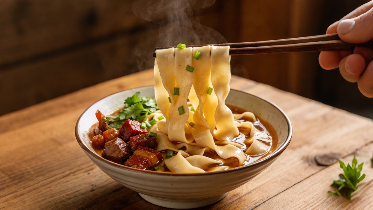 正宗山西非遗刀削面，20种香料熬汤底，老板在北京开了10家店，彻底征服老北京人的胃！【味道掌门】