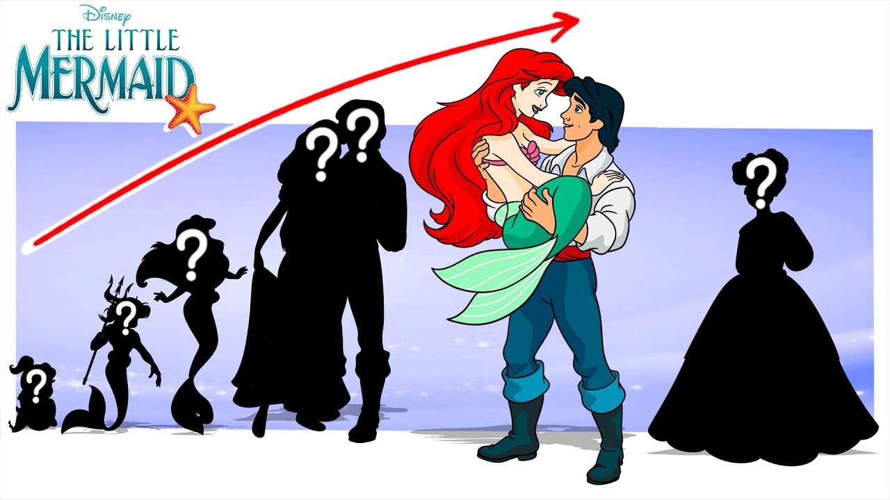 The Little Mermaid Growing Up Compilation | Fashion Wow