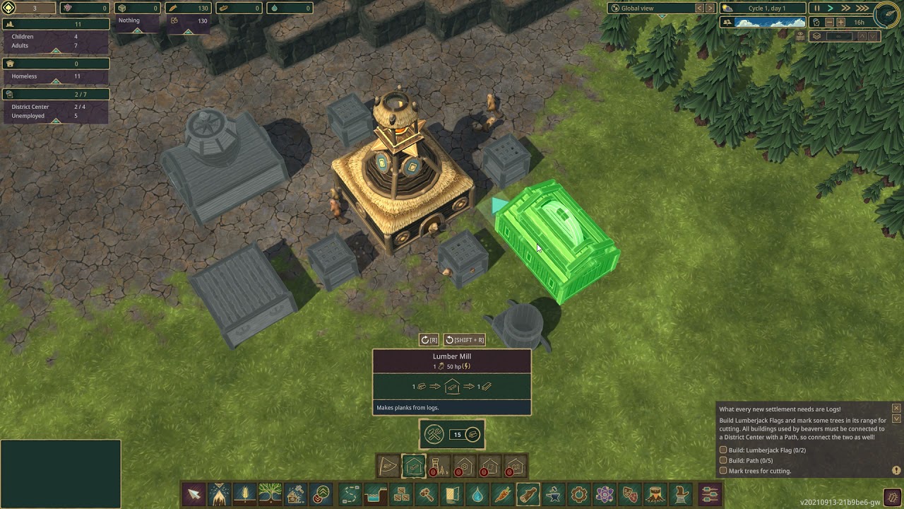 Timberborn Gameplay (PC Game)