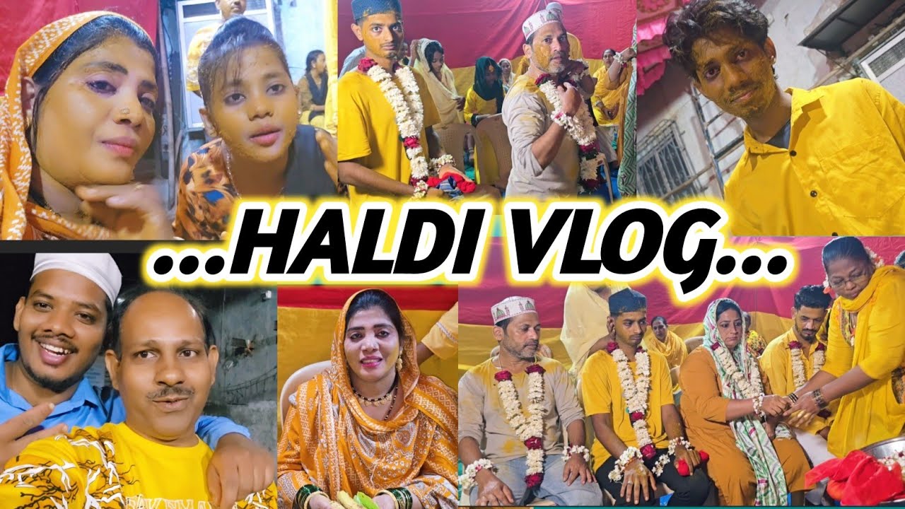 Haldi Vlog ❤️ | South Indian ki Shadi  ke Rasam Bade ke duwa Se Saath Pure 😊 | #madinashaikh 