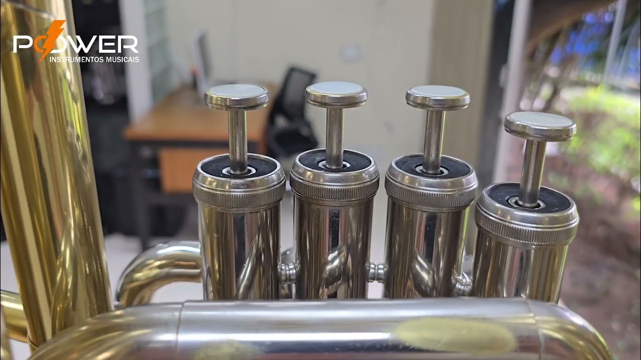 Tuba Weril J980 4/4 4 Pistos Laqueada C/ Niq Sib (Usado)