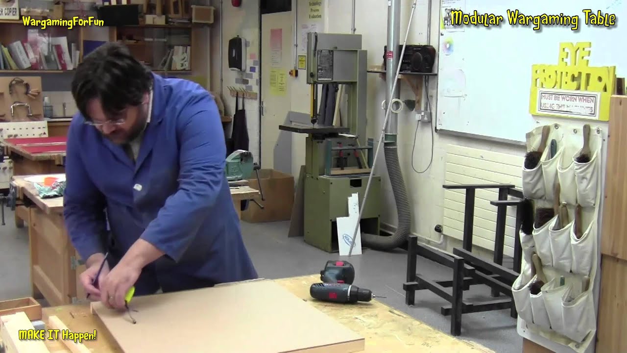 Modular Wargaming Table Top Part 1 of 4 - MAKE IT Happen - Wargaming Terrain