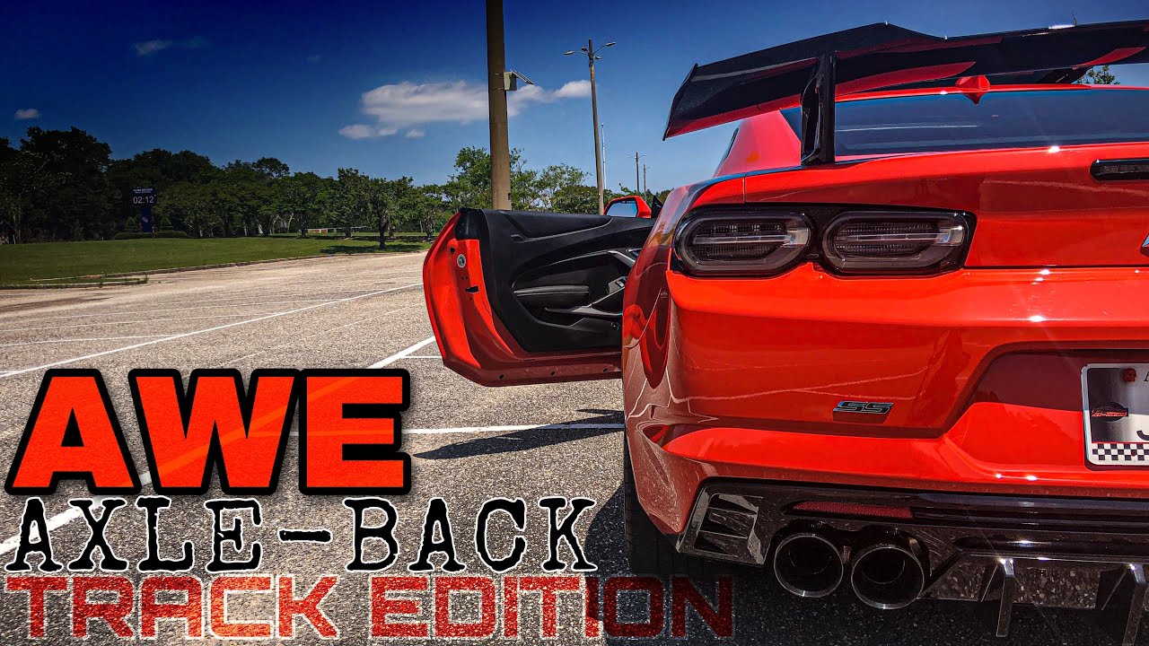 AWE TRACK EDITION AXLE-BACK HAUSING РАСПАКОВКА, УСТАНОВКА И СРАВНЕНИЕ ДО И ПОСЛЕ!!! #camaro