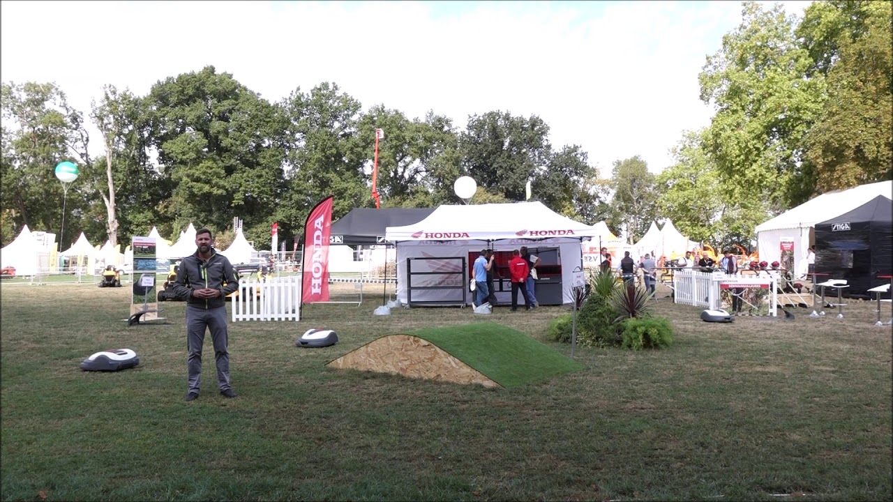 HONDA JARDIN : Maxence ZACHARIE, multi-robot Miimo HRM 3000 + test I.A. sur une seule zone de tonte