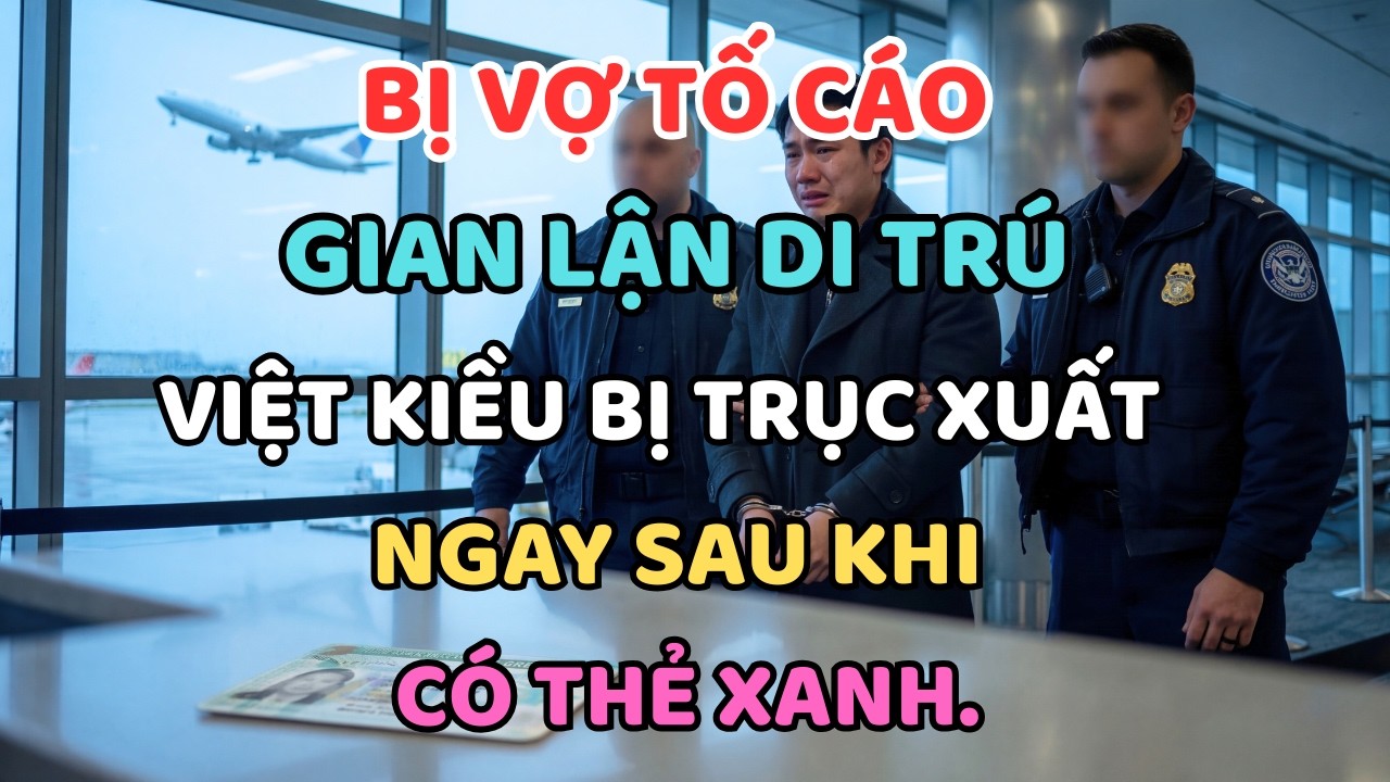 Bị Vợ Tố Cáo Gian Lận Di Trú, Việt Kiều Bị Trục Xuất Ngay Sau Khi Có Thẻ Xanh.
