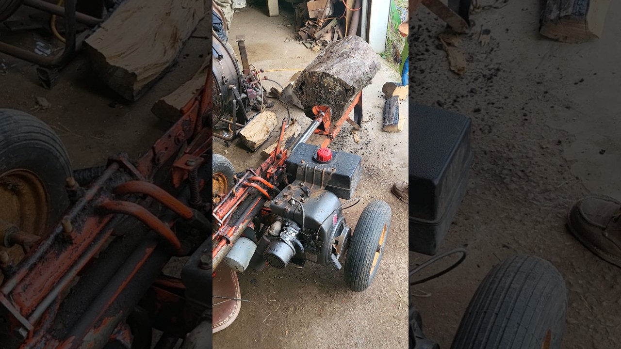 Log Boss Wood Splitter 6hp Tecumseh h60 small gas engine