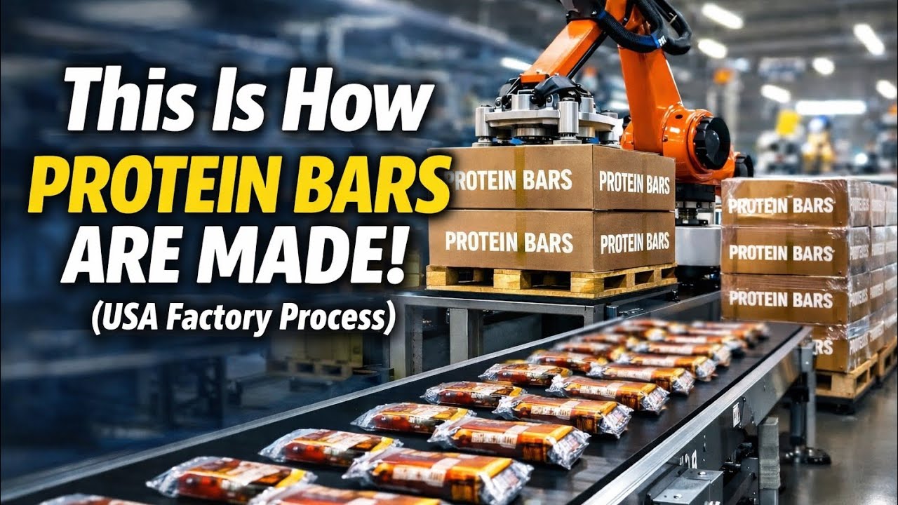Inside a USA Protein Bar Factory | How It’s Made