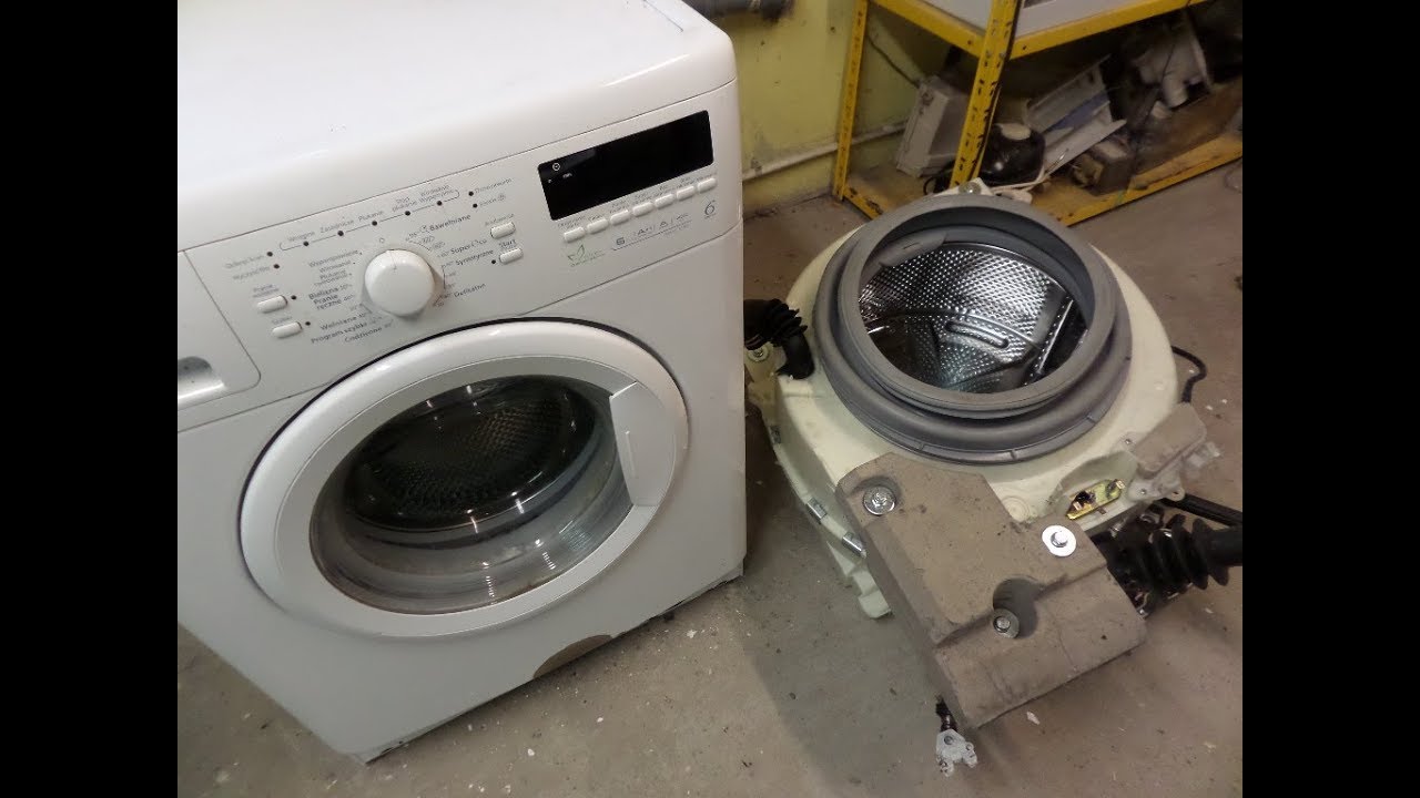 Wymiana łożysk w pralce Whirlpool AWO/C podmiana na zespół piorący od AWM