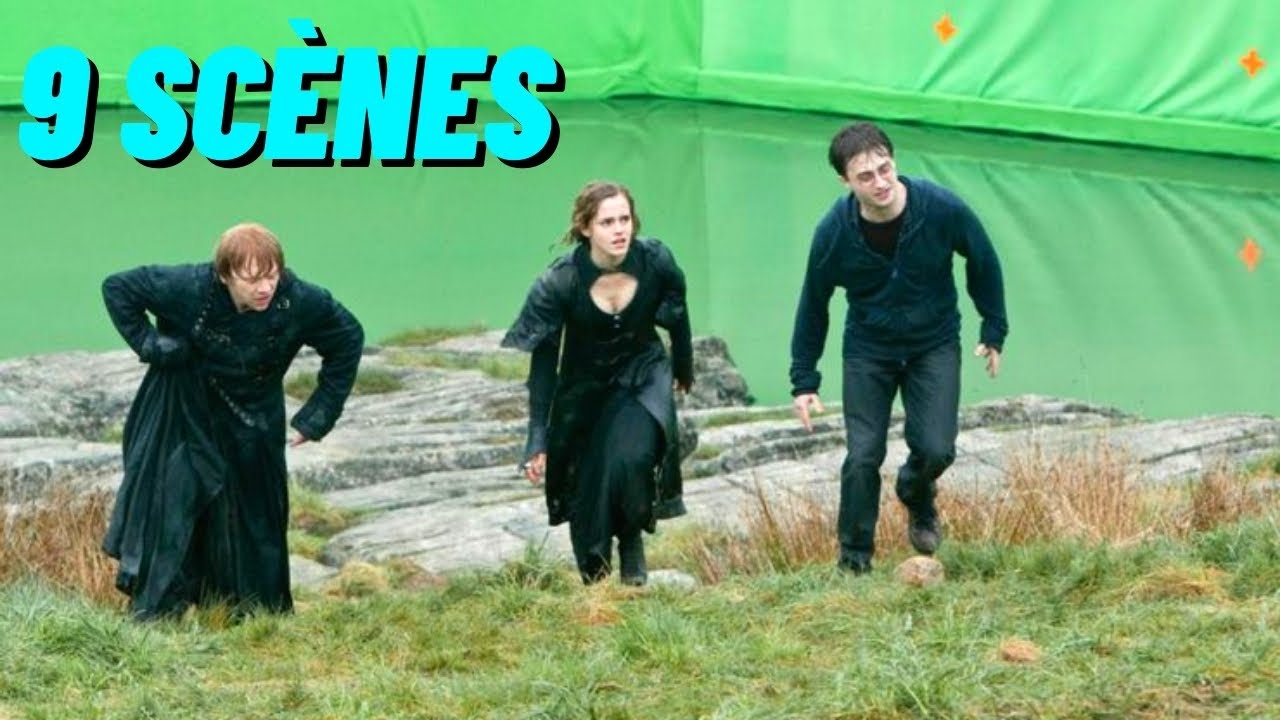 9 SCENES HARRY POTTER VUES DES COULISSES