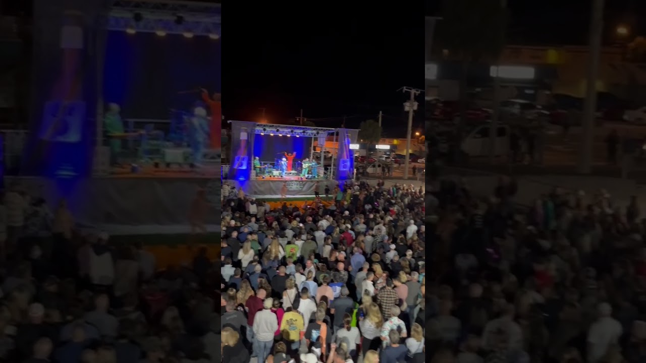 Just a few people in Cocoa Beach watching Hot Pink. #band #coverband